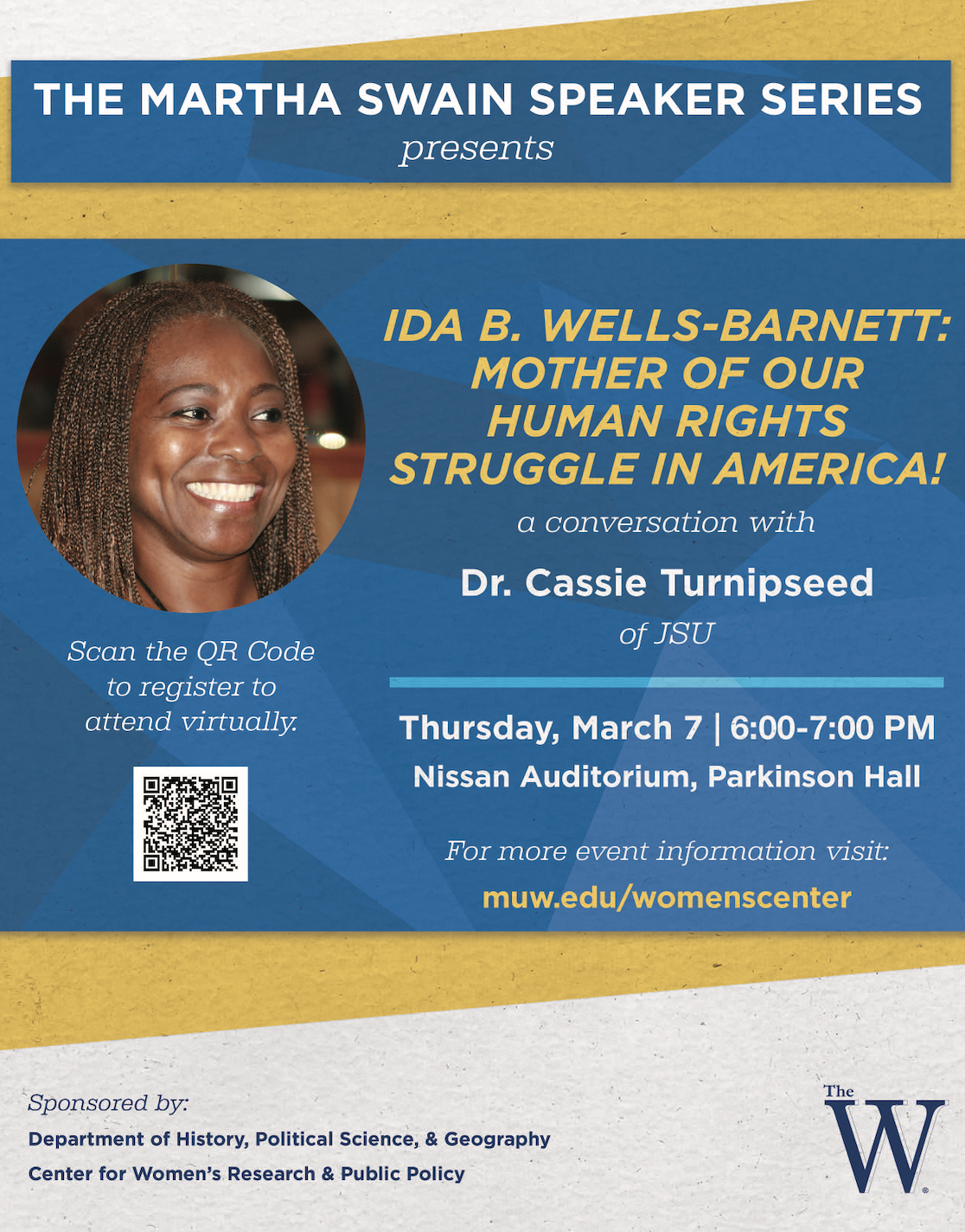 The Martha Swain Speaker Series conversation with our author Dr. Cassie Turnipseed